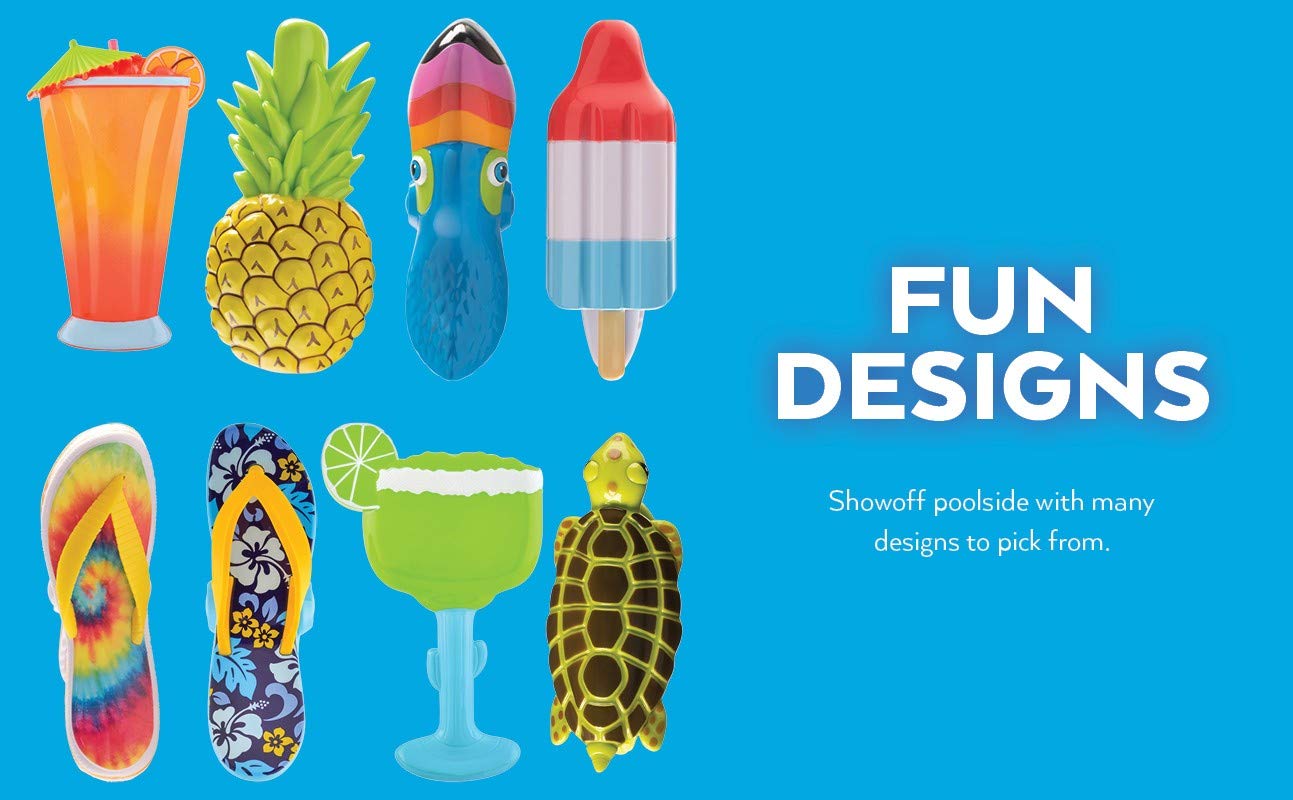 O2Cool Bocaclips - Beach Towel Clips For Beach Chairs, Patio And Pool Accessories - (Margarita) 2 Count